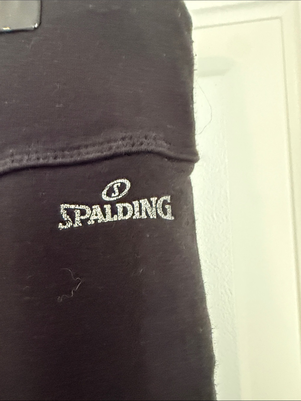 Spalding Black Wide-Leg Yoga Pants - Picture 4 of 5